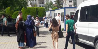 Denizli’de Adliye Sarayı'nda prefabrik vezne dönemi başladı