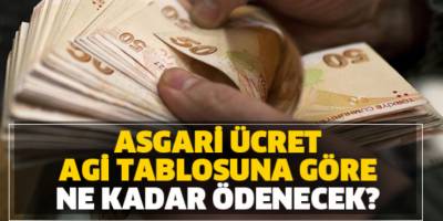2020 Net-Brüt Asgari Ücretle AGİ Dahil Yeni Maaş Zammı Ne Kadar Ödenecek!