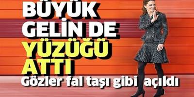 Kate Middleton yüzüğü çıkardı! Dikkatli gözlerden kaçmadı