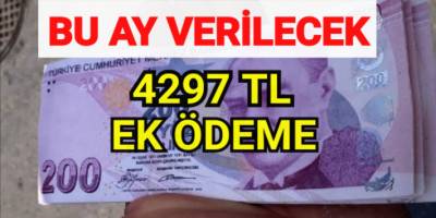 Milyonlara müjde! Asgari ücretliye 4297 ek ödeme! İşte 2020 tediye parası ödeme tarihi