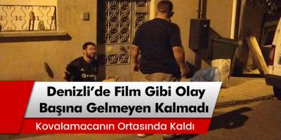 Denizli’de Otostop çekerek bindiği otomobilde kendisini polis kovalamacasının ortasında buldu