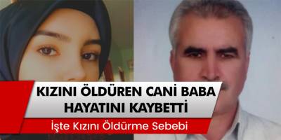 Elazığ'da baba vahşeti! 20 yaşındaki kızını öldüren Mikail Konukoğlu hayatını kaybetti