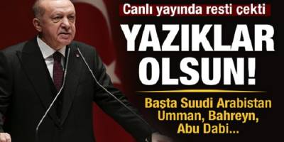 Başkan Erdoğan'dan sert tepki!