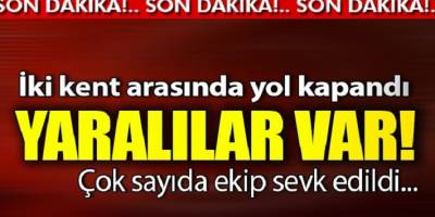 Ordu Samsun karayolunda heyelan! Yol ulaşıma kapandı!