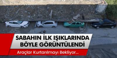 Esenyurt'ta Sel Felaketinin İzleri Sabahın İlk Işıklarında Böyle Görüntülendi