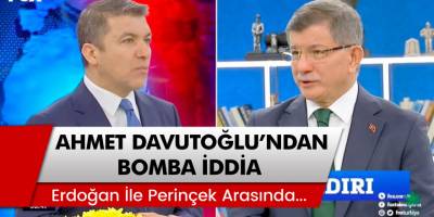 İsmail Küçükaya’nın konuğu olan Ahmet Davutoğlu'ndan bomba iddia!