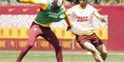 Galatasaray Başakşehir hazırlıklarına devam etti