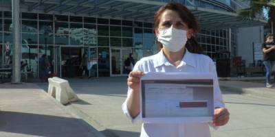 Kocaeli’de SGK sisteminde hükümlü mahkum görünen kadının muayene olma sevinci