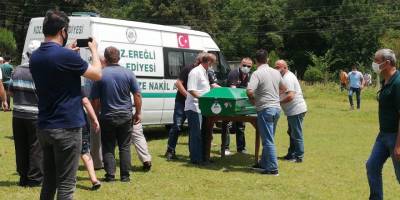 Ereğli'de derede boğularak hayatını kaybeden 14 yaşındaki Ayberk bugün son yolculuğuna uğurlandı