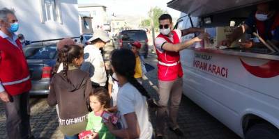 Kızılay Van Saray ilçesinde çalışmalara başladı