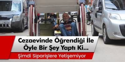 Bursa'da yaşayan Hasan Duman cezaevinde öğrendiği bilgilerle elektrikli araç yaptı