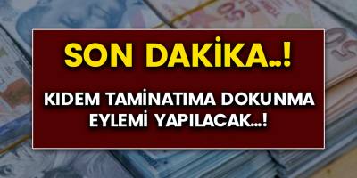 Son dakika: DİSK "Kıdem Tazminatıma Dokunma" eylemi yapacak..!