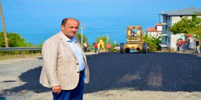 Zonguldak’ta Gülüç’e 400 ton sıcak asfalt döküldü