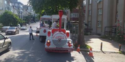 Düzce Akçakoca'da Nostalji gezi treni ilk deneme sürüşünü yaptı