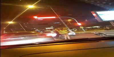 Antalya’da Trafikte kırmızı ışık dansı