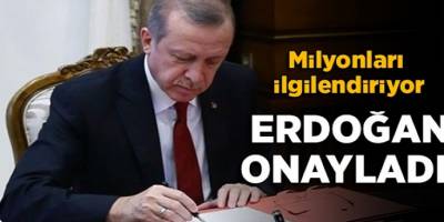 Başkan Erdoğan imzaladı çalışan, işsiz herkese müjdeli haber!