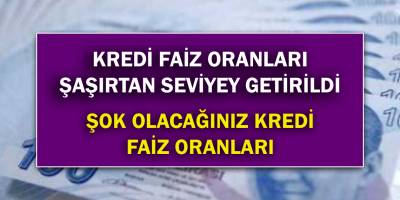 Sürpriz Bankalarda Kredi Faiz Oranları Şaşırtan Seviyeye Getirildi! İşte Şok Olacağınız İndirim Oranı!