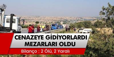 Uşak’ta Cenazeye Giden Araç Trafik Kazası Geçirdi! Ölü ve Yaralılar Var