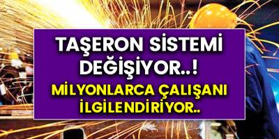 'Taşeron' 4D sistemi değişiyor! Milyonlarca çalışanı ilgilendiriyor..! En az 1880 TL tediye bayram ikramiyesi