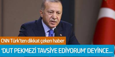 CNN Türk'ten dikkat çeken haber! 'Dut pekmezi tavsiye ediyorum' deyince...