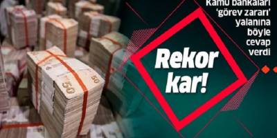 kamu bankaları, kârlılıkta da tarih yazdı