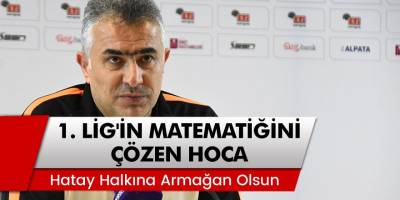 1. Lig'in matematiğini çözen hoca Mehmet Altıparmak