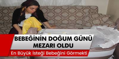 Adana'da bebeğin doğum günü toplu taşıma aracının çarpması sonucu babanın acı ölümü