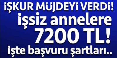 İşsiz Annelere 7 Bin 200 TL! İşsiz Annelerin Başvuru Şartları Nelerdir?