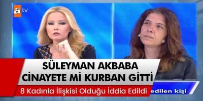 8 Farklı Kadınla İlişkisi Olduğu İddia Edilen Süleyman Akbaba'ya Ne Odu? Cinayete mi Kurban Gitti?