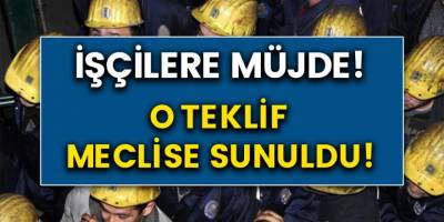 İşçileri sevindirecek haber! TBMM’ye yeni teklif sunuldu, çalışanların hakları bu kanunla korunacak…!