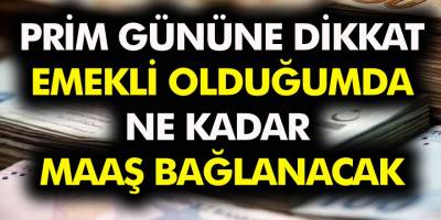 Emekli Olduğumda Ne Kadar Maaş Bağlanacak? Prim Gününe Dikkat!