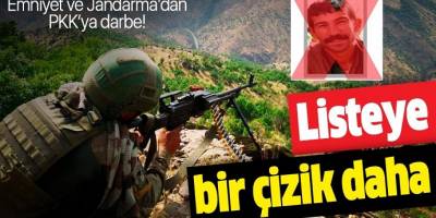 Emniyet ve Jandarma'dan ortak operasyon! Gri Liste’deki terörist etkisiz hale getirildi.