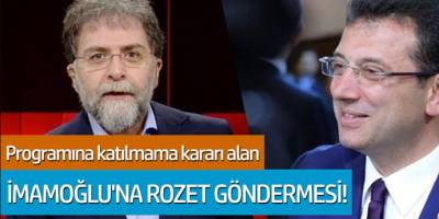 Proğramına katılmama kararı alan İmamoğlu'na rozet göndermesi