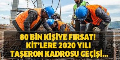 2020 yılı taşeron kadrosu geçişi nasıl yapılacak?