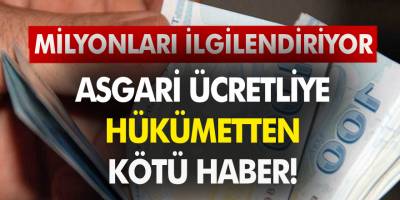 Asgari Ücretliye Hükümetten Kötü Haber! Asgari ücretliye Bayram İkramiyesi Ödenecek Mi?