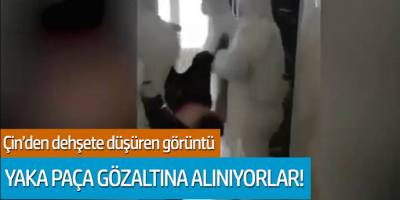 Çin'den dehşete düşüren görüntü