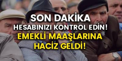 Maaşlarda kesinti... SGK - SSK ve Bağkur emeklilerinin maaşlarına haciz geldi! Hemen hesaplarınızı kontrol edin…