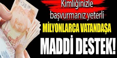 Milyonlarca kişiyi ilgilendiriyor Devletten para desteği!