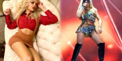 İngiliz Şarkıcı Rita Ora Olay Kıyafetiyle Plajda Görüntülendi..!