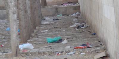 Mardin Kızıltepe'de tarihi Ulu Cami’nin bahçesi çöplüğe döndü