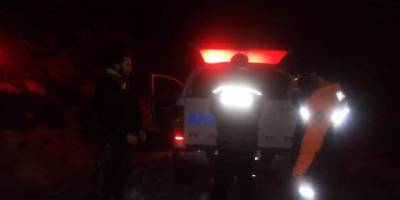 Dağda geziye çıkan genç donmak üzereyken kurtarıldı