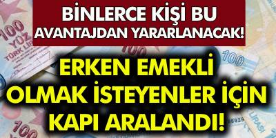 Erken emekli olmak isteyenler için kapı aralandı! O ülkede binlerce kişi bu avantajdan yararlanacak….