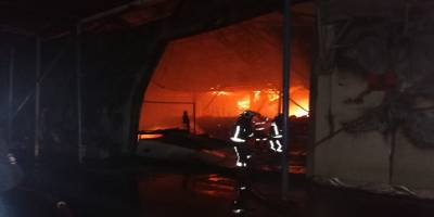 Akyurt’ta fabrika yangını
