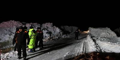 Kayseri’de çığ düşen bölgede çalışmalar tamamlandı