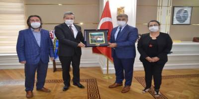 Vali Fuat Gürel, TUTAP Genel Başkanı Yıldız'ı kabul etti