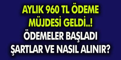 Kaymakamlıktan 960 TL Ödeme Müjdesi Geldi! Ödemeler Başladı… Şartlar, Ödemeler Nasıl Alınır?