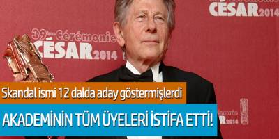 Skandal ismi 12 dalda aday göstermişlerdi! Akademinin tüm üyeleri istifa etti