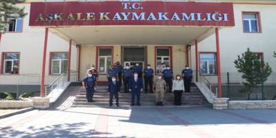 Erzurum Aşkale genelinde Korona virüs denetimi