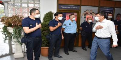 Başkan Kürşat Engin Özcan zabıta personelini unutmadı