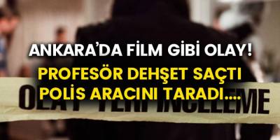 Ankara’da profesör dehşet saçtı! 3 Pompalı, 1 tabanca ve 229 av tüfeği fişeği ele geçirildi…